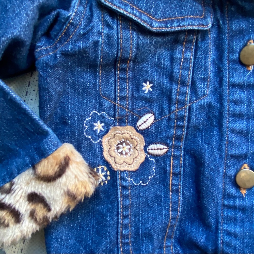 ๐๐ Baby Q Denim ButtonUp Girls Jacket Size 24M - Picture 2 of 10